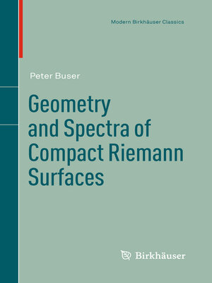 cover image of Geometry and Spectra of Compact Riemann Surfaces